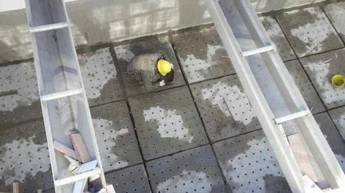 大慶市自來水公司施工現場